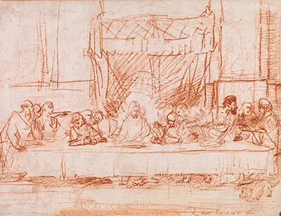 The Last Supper, after Leonardo da Vinci Rembrandt